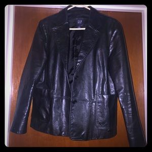 GAP genuine leather jacket